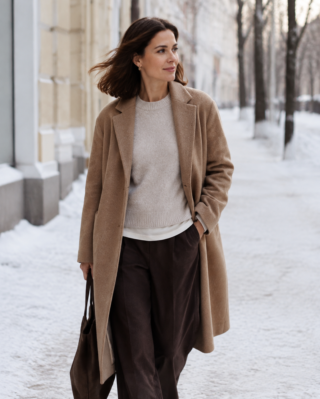 Everyday Layers editorial winter scene