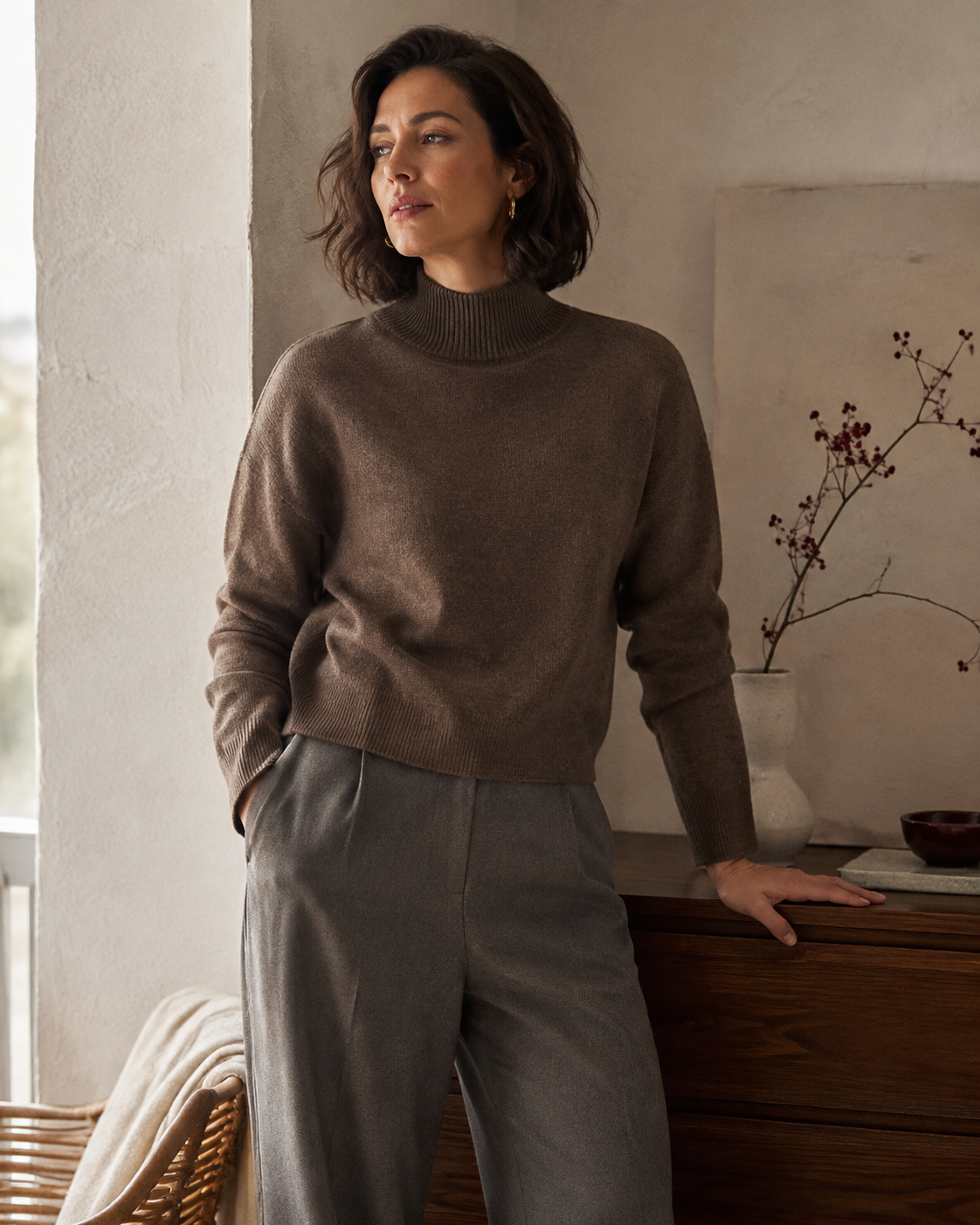 Soft Structure editorial winter scene